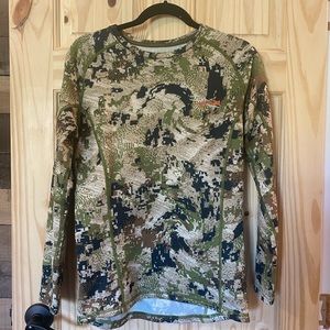 Sitka Women's Core Midweight Crew LS - size large